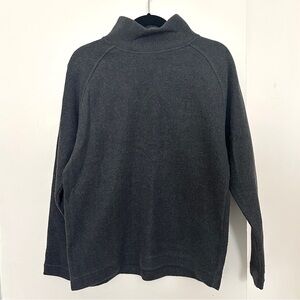 Banana Republic Men's Mockneck Grey Sweater
